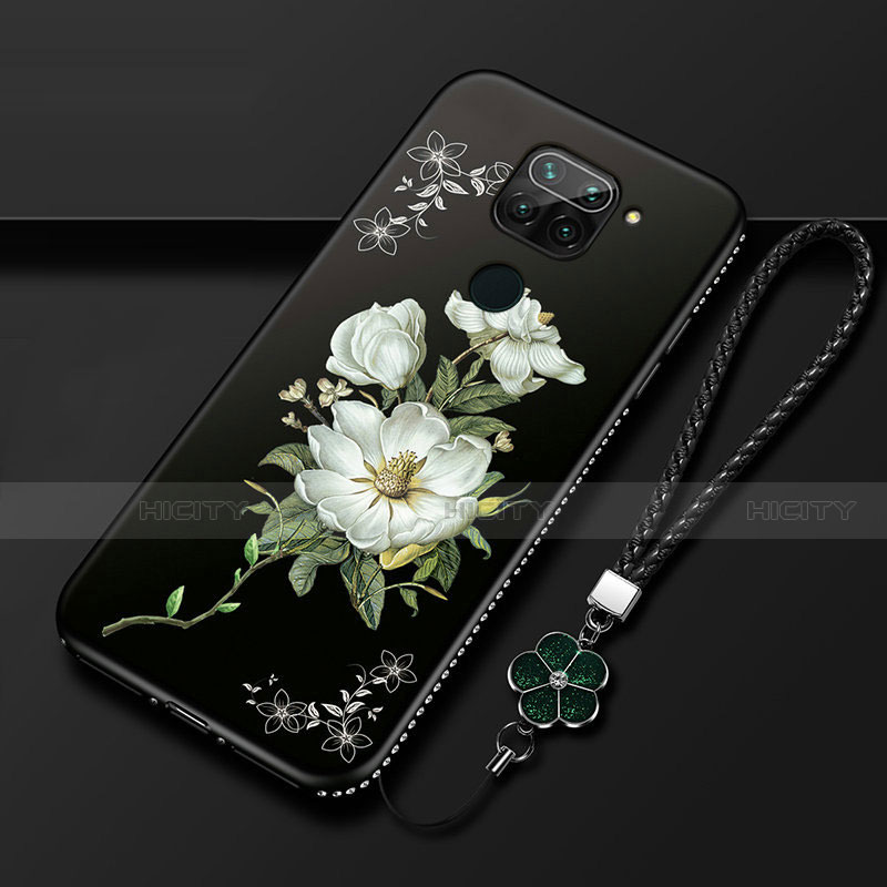 Handyhülle Silikon Hülle Gummi Schutzhülle Flexible Blumen S05 für Xiaomi Redmi 10X 4G