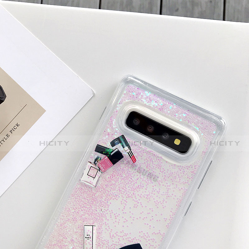 Handyhülle Silikon Hülle Gummi Schutzhülle Flexible Modisch Muster K01 für Samsung Galaxy S10