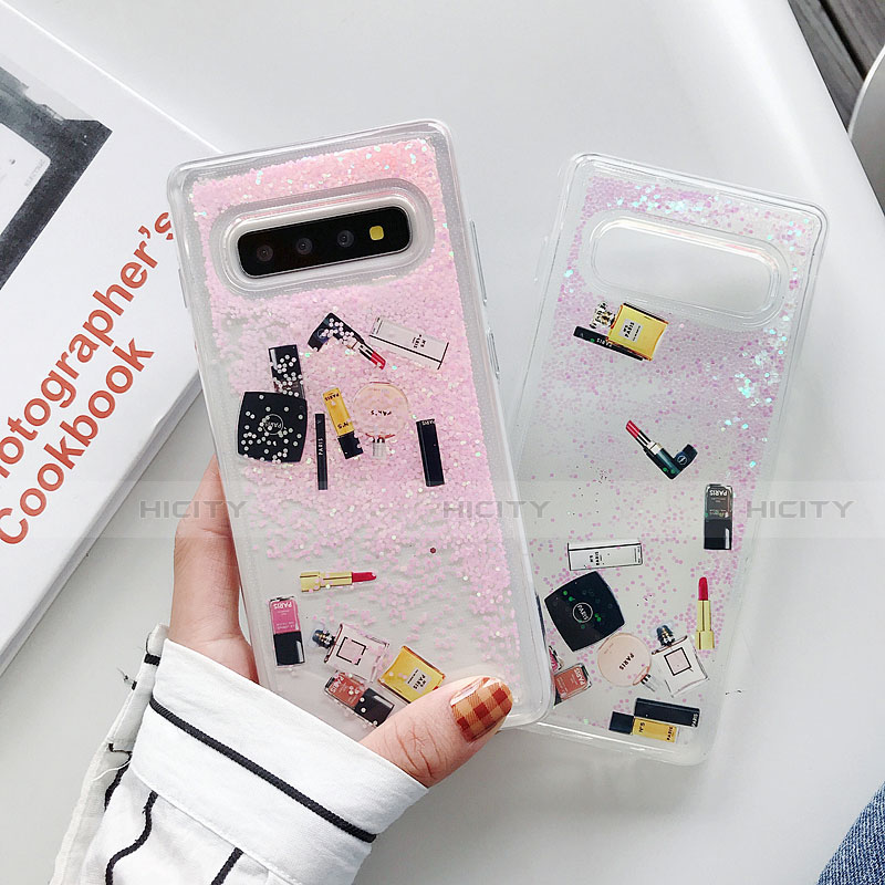 Handyhülle Silikon Hülle Gummi Schutzhülle Flexible Modisch Muster K01 für Samsung Galaxy S10