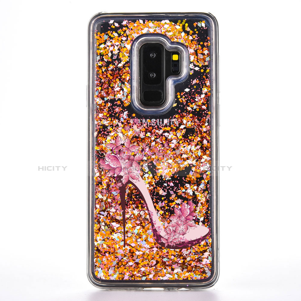 Handyhülle Silikon Hülle Gummi Schutzhülle Flexible Modisch Muster K01 für Samsung Galaxy S9 Plus Pink