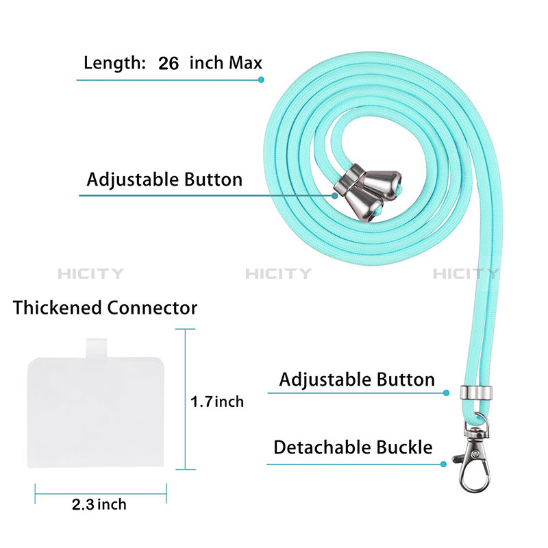 Handyhülle Silikon Hülle Gummi Schutzhülle Flexible Modisch Muster mit Schlüsselband Lanyard Y01B für Xiaomi Mi 10i 5G