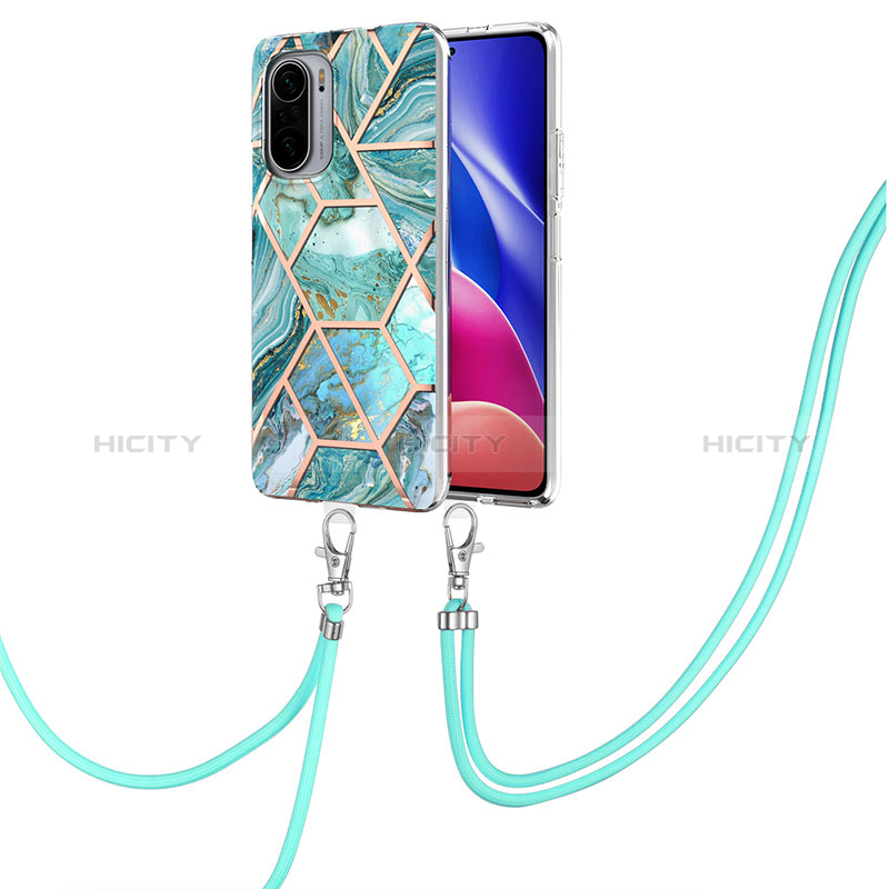 Handyhülle Silikon Hülle Gummi Schutzhülle Flexible Modisch Muster mit Schlüsselband Lanyard Y01B für Xiaomi Mi 11i 5G