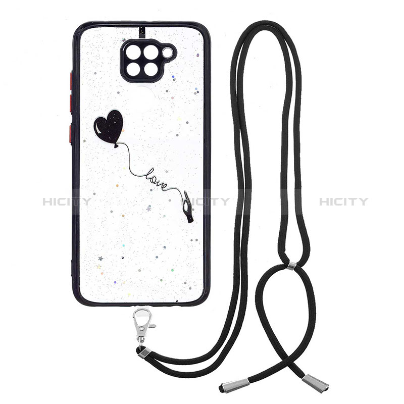 Handyhülle Silikon Hülle Gummi Schutzhülle Flexible Modisch Muster mit Schlüsselband Lanyard Y01X für Xiaomi Redmi 10X 4G groß