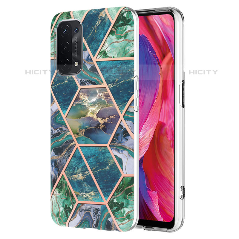 Handyhülle Silikon Hülle Gummi Schutzhülle Flexible Modisch Muster Y01B für Oppo A93 5G groß