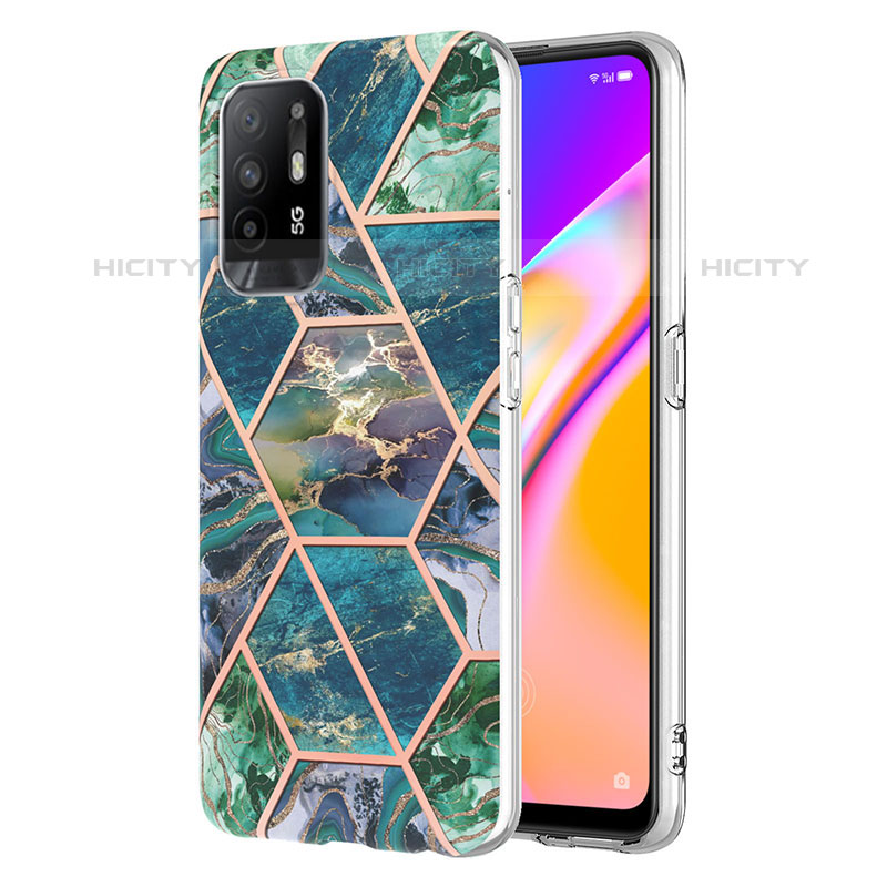 Handyhülle Silikon Hülle Gummi Schutzhülle Flexible Modisch Muster Y01B für Oppo A95 5G groß