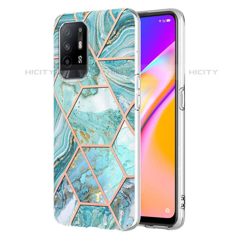 Handyhülle Silikon Hülle Gummi Schutzhülle Flexible Modisch Muster Y01B für Oppo F19 Pro+ Plus 5G