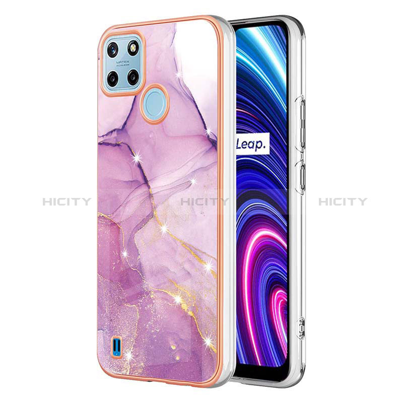 Handyhülle Silikon Hülle Gummi Schutzhülle Flexible Modisch Muster Y01B für Realme C21Y groß