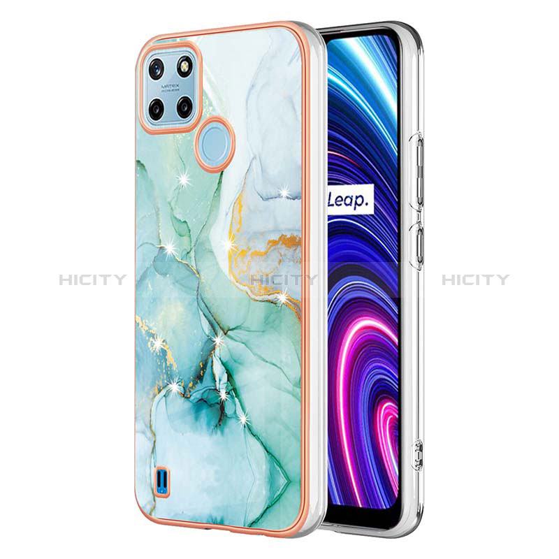 Handyhülle Silikon Hülle Gummi Schutzhülle Flexible Modisch Muster Y01B für Realme C21Y groß