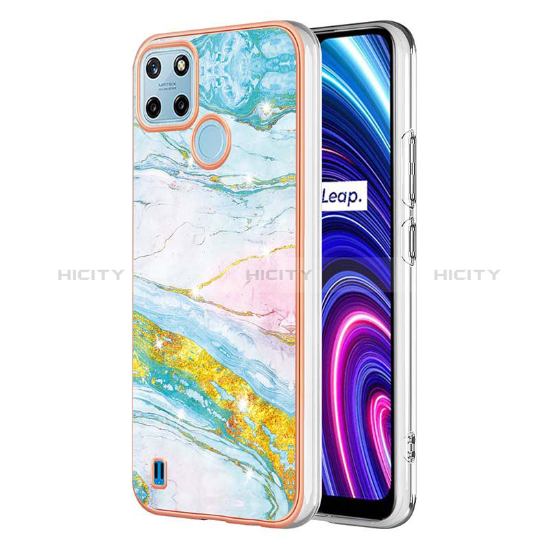 Handyhülle Silikon Hülle Gummi Schutzhülle Flexible Modisch Muster Y01B für Realme C21Y