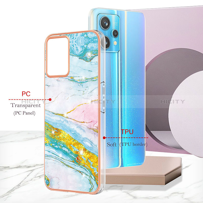 Handyhülle Silikon Hülle Gummi Schutzhülle Flexible Modisch Muster Y01B für Realme Narzo 50 Pro 5G groß