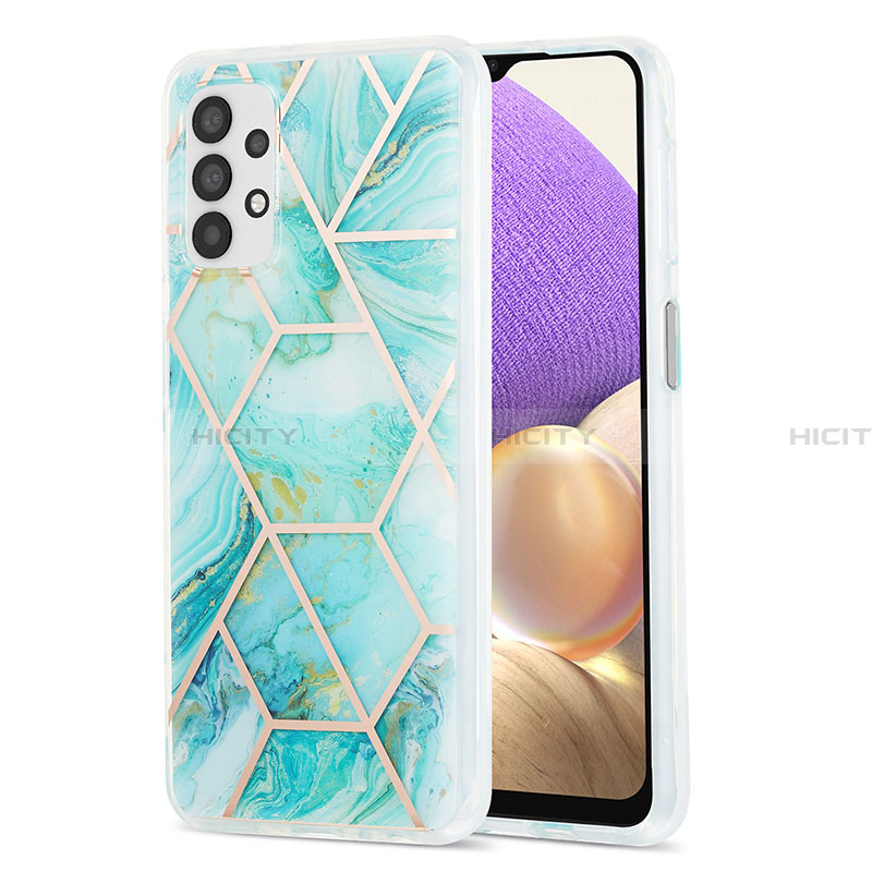 Handyhülle Silikon Hülle Gummi Schutzhülle Flexible Modisch Muster Y01B für Samsung Galaxy A32 5G groß