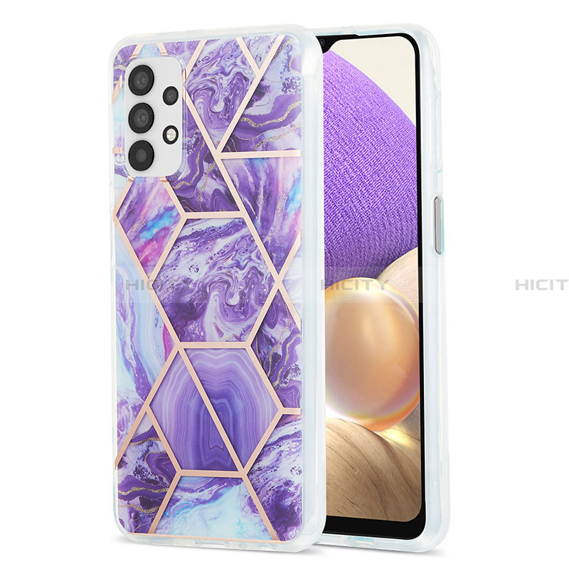 Handyhülle Silikon Hülle Gummi Schutzhülle Flexible Modisch Muster Y01B für Samsung Galaxy A32 5G