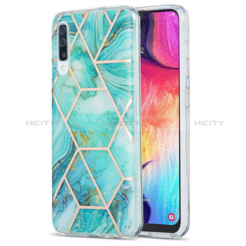 Handyhülle Silikon Hülle Gummi Schutzhülle Flexible Modisch Muster Y01B für Samsung Galaxy A50