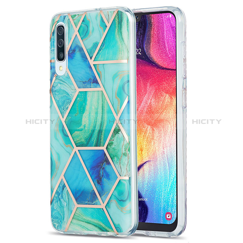 Handyhülle Silikon Hülle Gummi Schutzhülle Flexible Modisch Muster Y01B für Samsung Galaxy A50