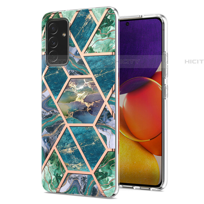 Handyhülle Silikon Hülle Gummi Schutzhülle Flexible Modisch Muster Y01B für Samsung Galaxy A82 5G groß