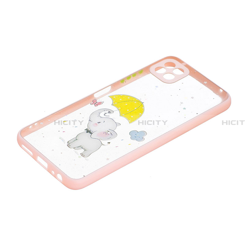 Handyhülle Silikon Hülle Gummi Schutzhülle Flexible Modisch Muster Y01X für Samsung Galaxy A22 5G groß