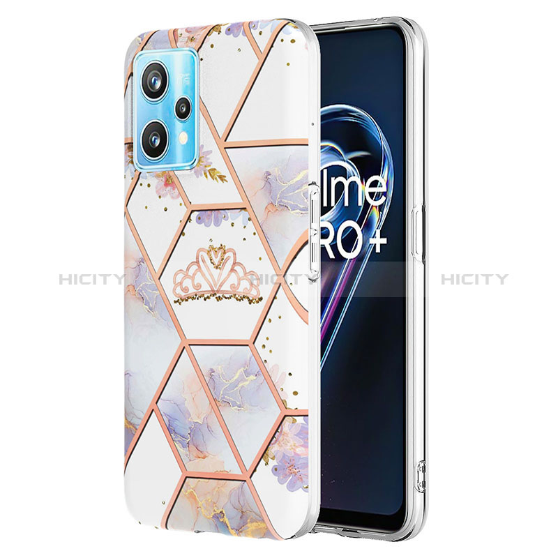 Handyhülle Silikon Hülle Gummi Schutzhülle Flexible Modisch Muster Y02B für Realme 9 Pro 5G groß