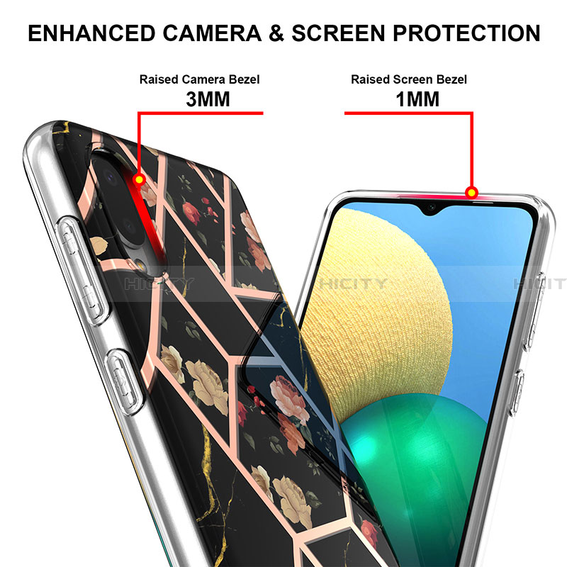 Handyhülle Silikon Hülle Gummi Schutzhülle Flexible Modisch Muster Y02B für Samsung Galaxy A02