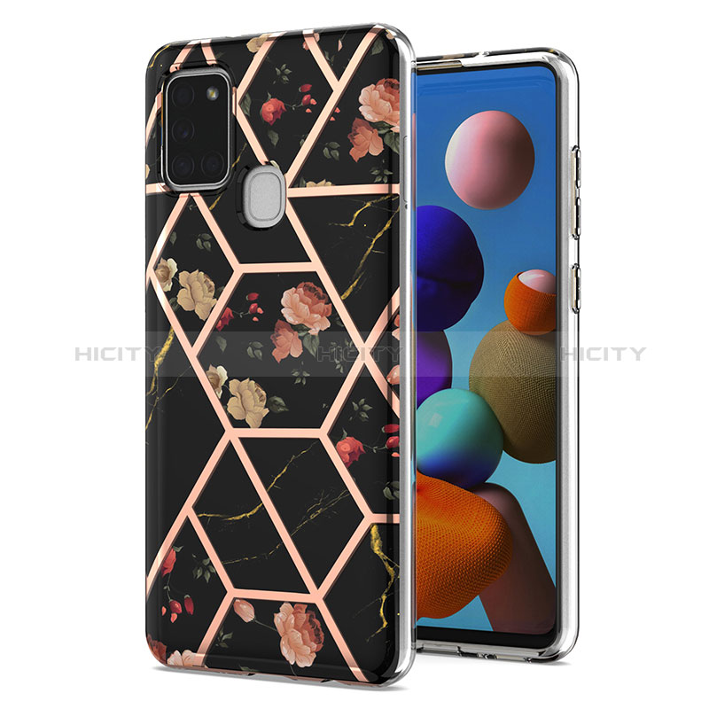 Handyhülle Silikon Hülle Gummi Schutzhülle Flexible Modisch Muster Y02B für Samsung Galaxy A21s
