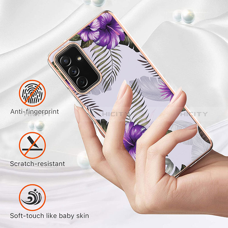 Handyhülle Silikon Hülle Gummi Schutzhülle Flexible Modisch Muster Y03B für Samsung Galaxy A15 4G groß