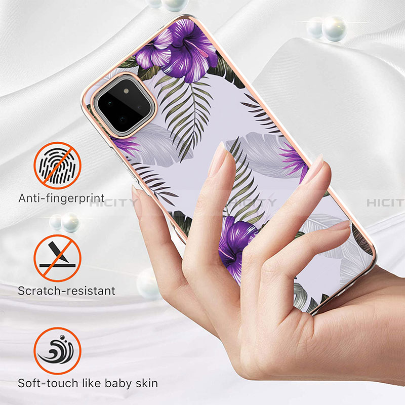 Handyhülle Silikon Hülle Gummi Schutzhülle Flexible Modisch Muster Y03B für Samsung Galaxy A22 5G
