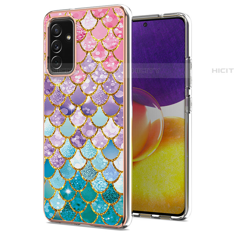 Handyhülle Silikon Hülle Gummi Schutzhülle Flexible Modisch Muster Y03B für Samsung Galaxy A24 4G Bunt