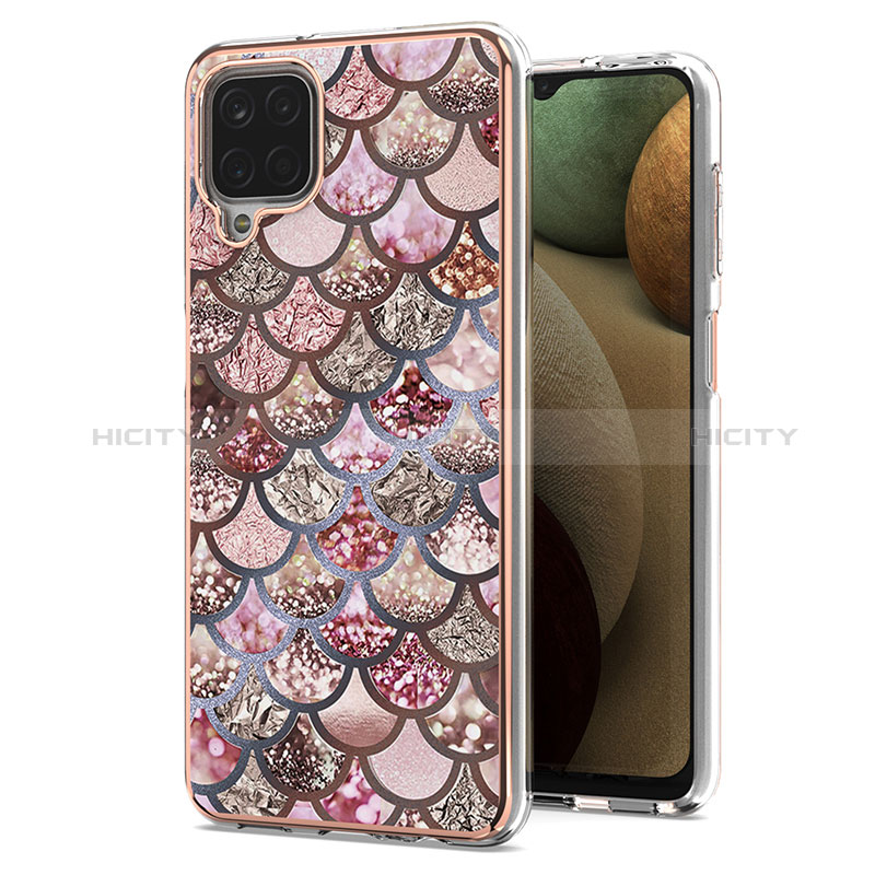 Handyhülle Silikon Hülle Gummi Schutzhülle Flexible Modisch Muster Y03B für Samsung Galaxy M12