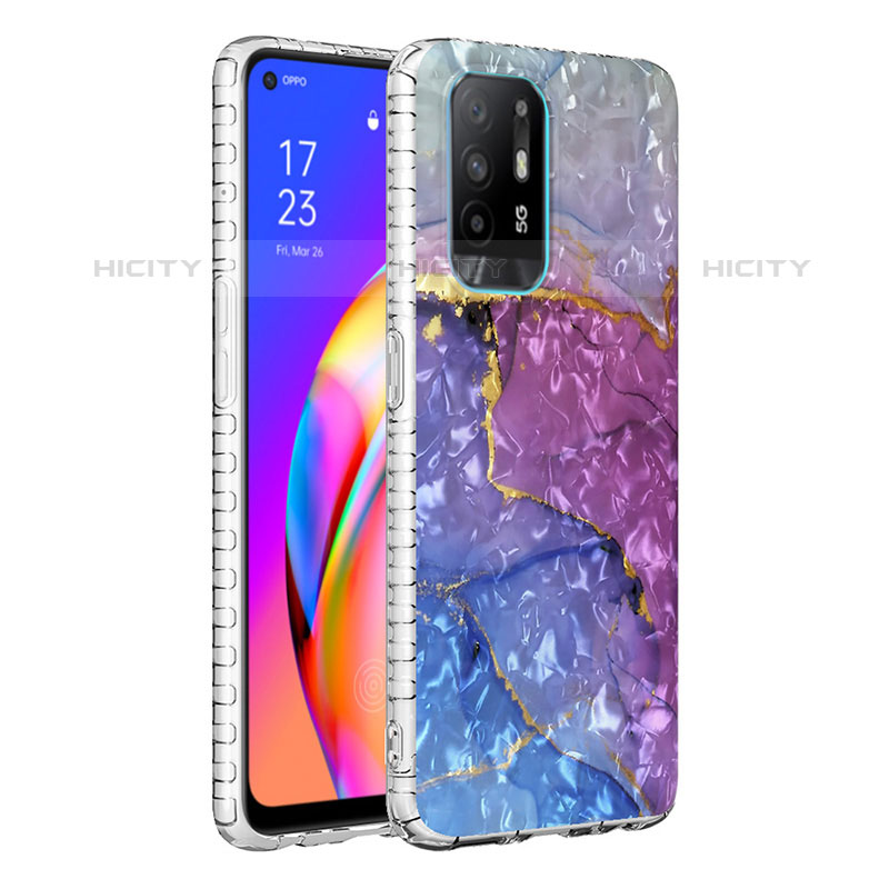 Handyhülle Silikon Hülle Gummi Schutzhülle Flexible Modisch Muster Y04B für Oppo F19 Pro