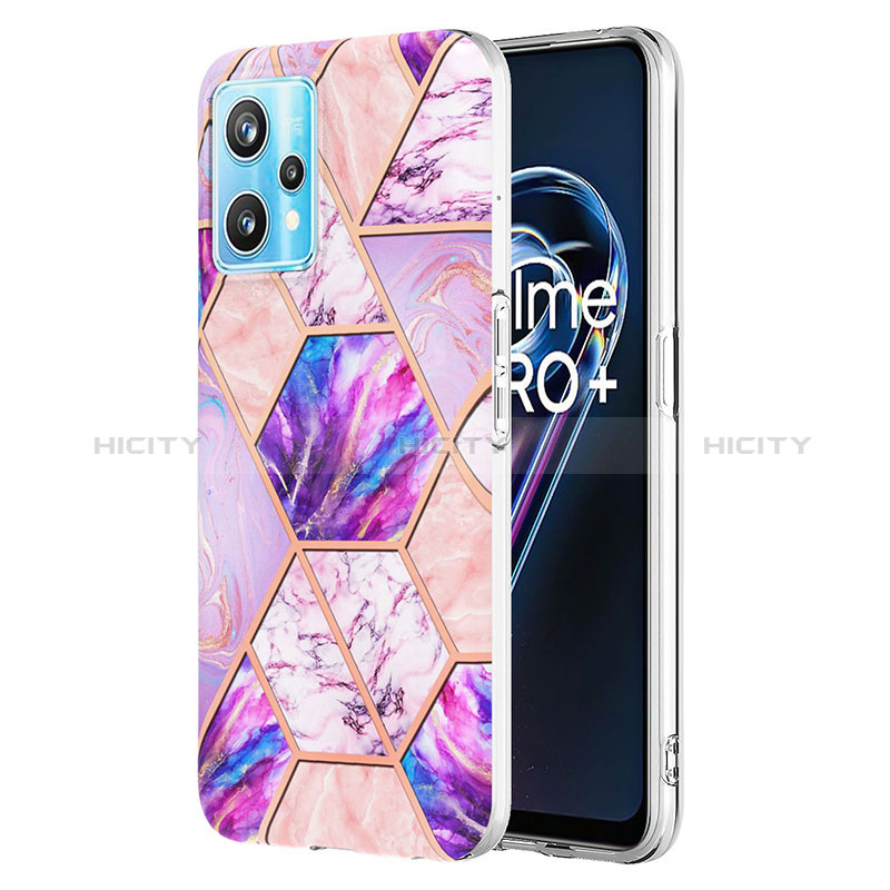 Handyhülle Silikon Hülle Gummi Schutzhülle Flexible Modisch Muster Y04B für Realme 9 4G groß