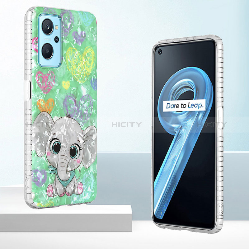 Handyhülle Silikon Hülle Gummi Schutzhülle Flexible Modisch Muster Y04B für Realme 9i 4G