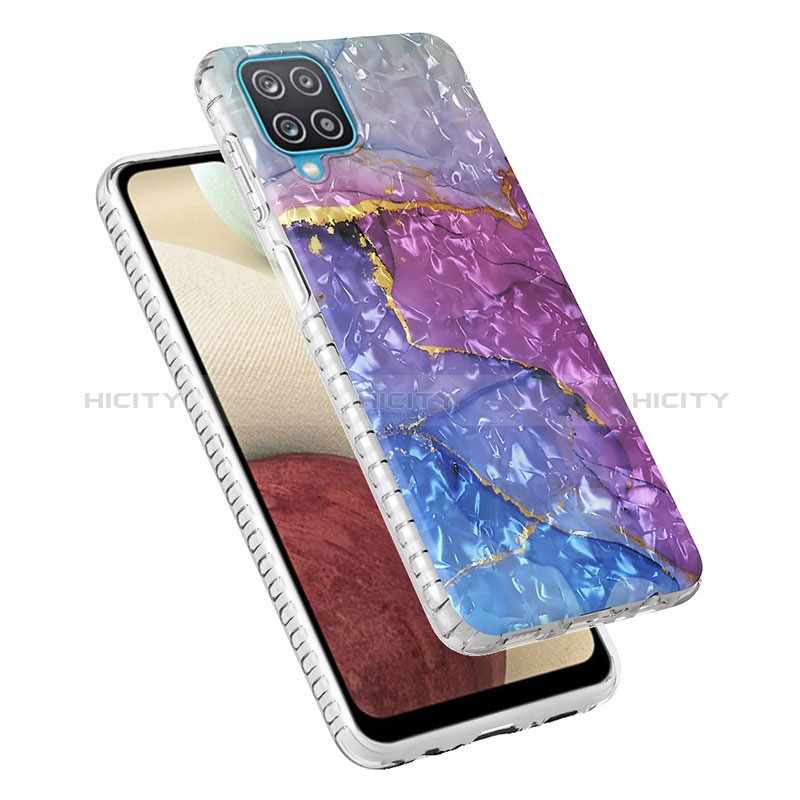 Handyhülle Silikon Hülle Gummi Schutzhülle Flexible Modisch Muster Y04B für Samsung Galaxy A12 5G