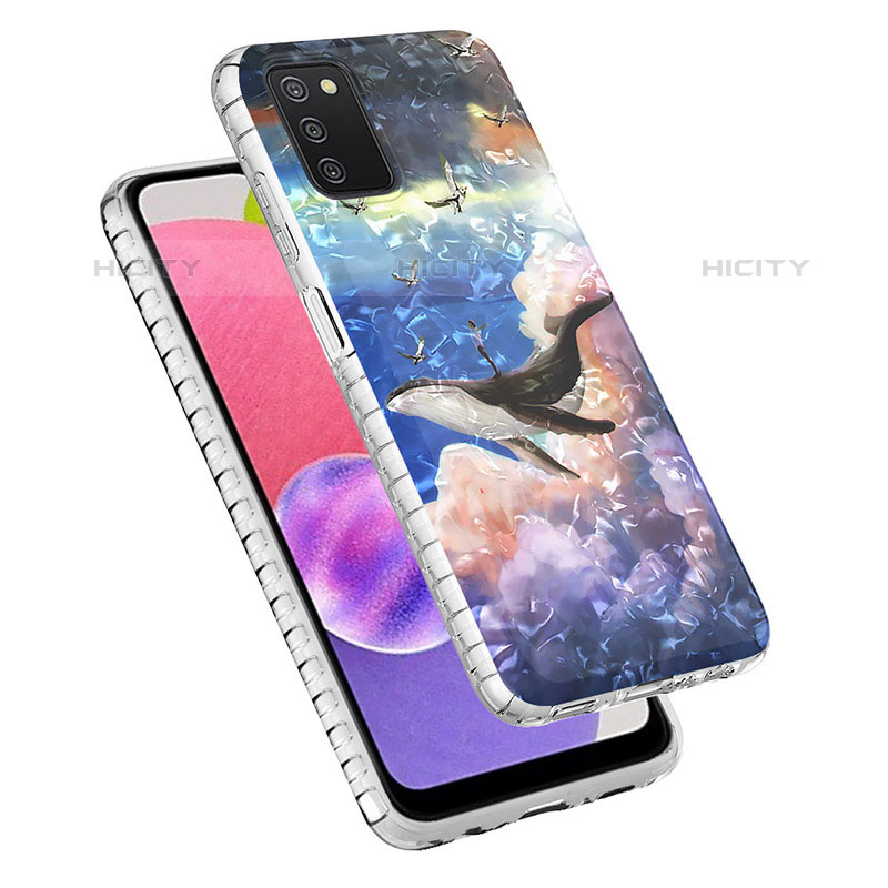 Handyhülle Silikon Hülle Gummi Schutzhülle Flexible Modisch Muster Y04B für Samsung Galaxy M02s