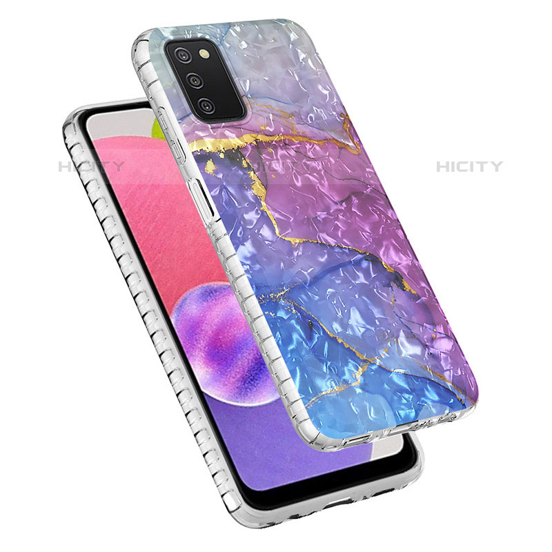 Handyhülle Silikon Hülle Gummi Schutzhülle Flexible Modisch Muster Y04B für Samsung Galaxy M02s