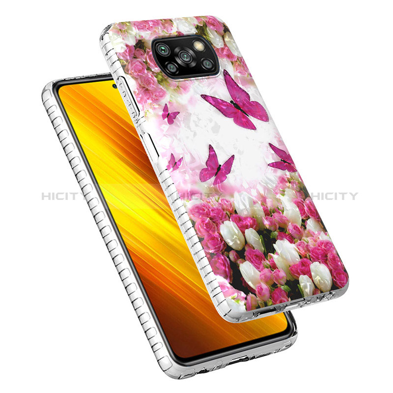 Handyhülle Silikon Hülle Gummi Schutzhülle Flexible Modisch Muster Y04B für Xiaomi Poco X3 Pro