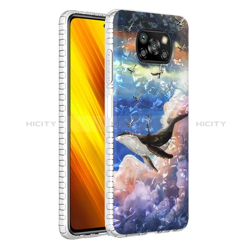 Handyhülle Silikon Hülle Gummi Schutzhülle Flexible Modisch Muster Y04B für Xiaomi Poco X3 Pro Plusfarbig