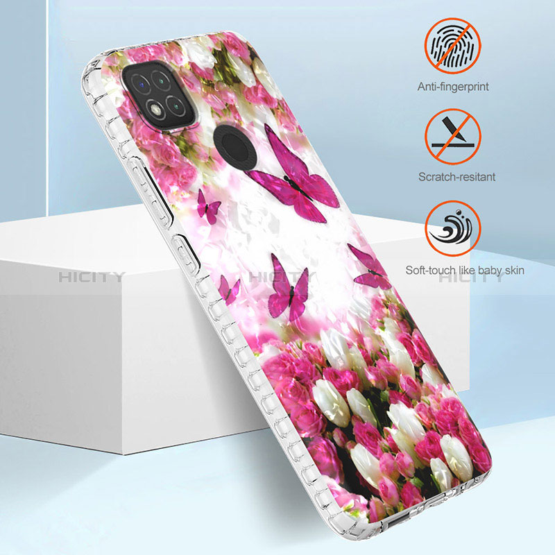Handyhülle Silikon Hülle Gummi Schutzhülle Flexible Modisch Muster Y04B für Xiaomi Redmi 9C NFC