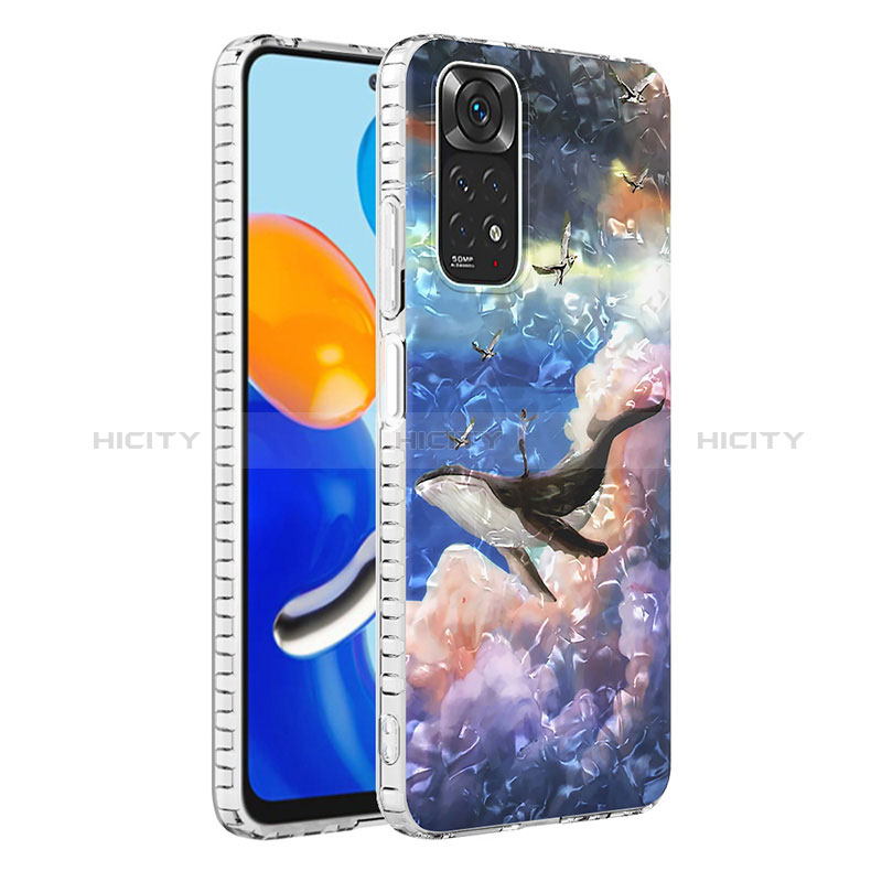 Handyhülle Silikon Hülle Gummi Schutzhülle Flexible Modisch Muster Y04B für Xiaomi Redmi Note 11 4G (2022)