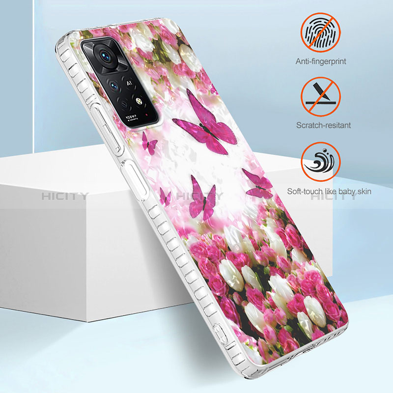 Handyhülle Silikon Hülle Gummi Schutzhülle Flexible Modisch Muster Y04B für Xiaomi Redmi Note 12 Pro 4G