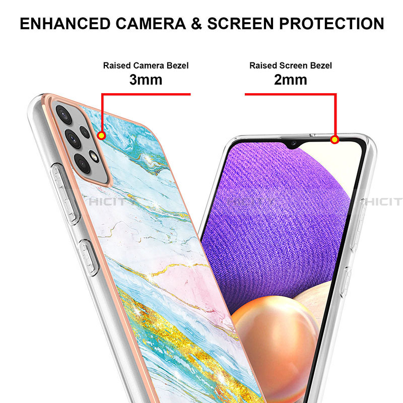 Handyhülle Silikon Hülle Gummi Schutzhülle Flexible Modisch Muster Y05B für Samsung Galaxy A32 5G