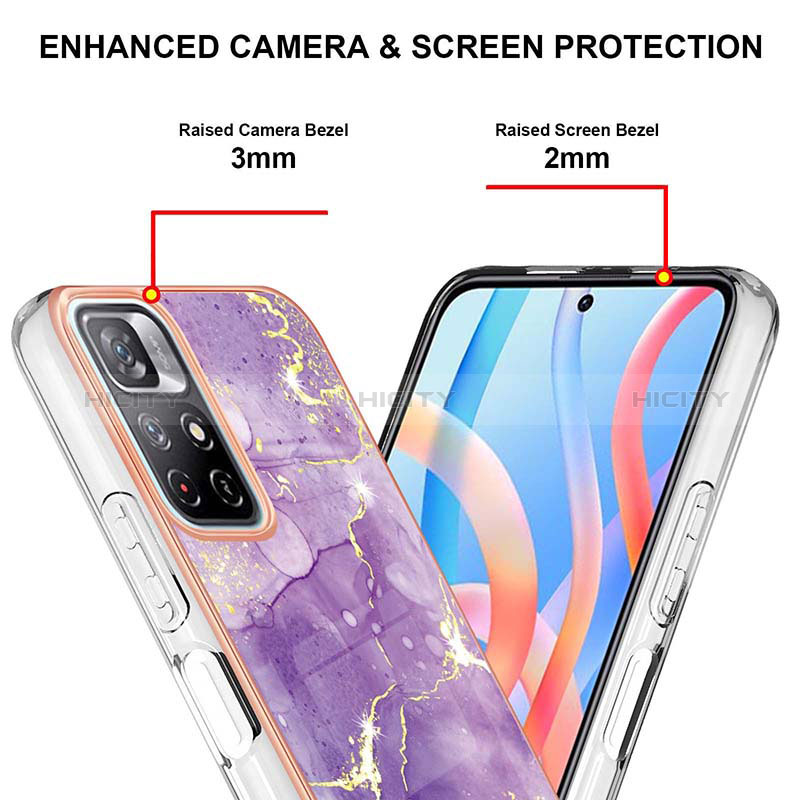 Handyhülle Silikon Hülle Gummi Schutzhülle Flexible Modisch Muster Y05B für Xiaomi Poco M4 Pro 5G