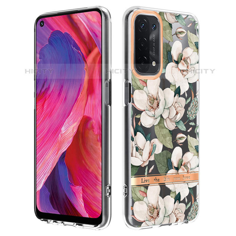 Handyhülle Silikon Hülle Gummi Schutzhülle Flexible Modisch Muster Y06B für Oppo A93 5G