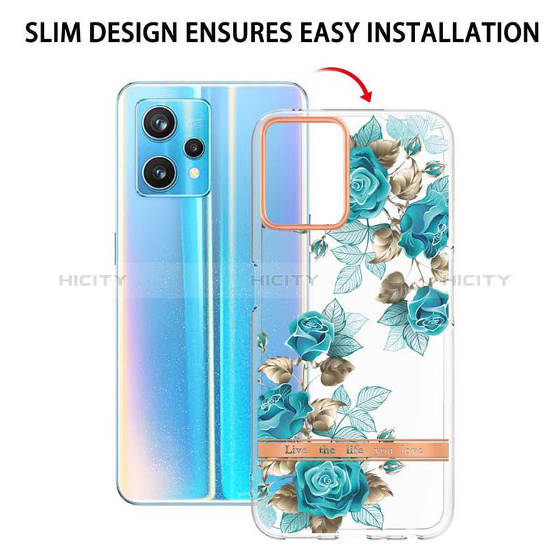 Handyhülle Silikon Hülle Gummi Schutzhülle Flexible Modisch Muster Y06B für Realme 9 5G