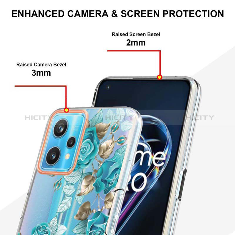 Handyhülle Silikon Hülle Gummi Schutzhülle Flexible Modisch Muster Y06B für Realme 9 5G