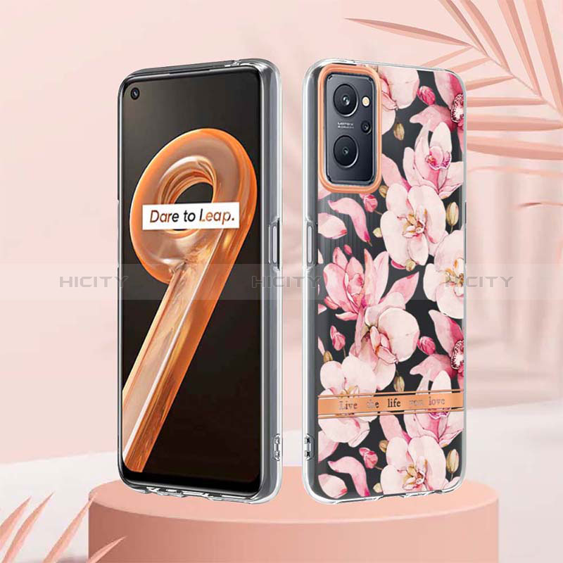 Handyhülle Silikon Hülle Gummi Schutzhülle Flexible Modisch Muster Y06B für Realme 9i 4G groß