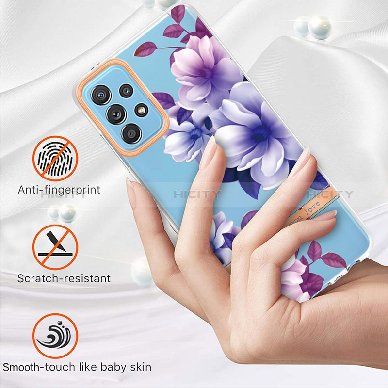Handyhülle Silikon Hülle Gummi Schutzhülle Flexible Modisch Muster Y06B für Samsung Galaxy A52s 5G