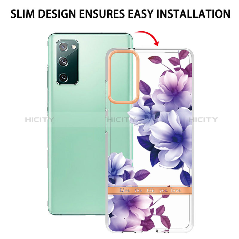 Handyhülle Silikon Hülle Gummi Schutzhülle Flexible Modisch Muster Y06B für Samsung Galaxy S20 FE 5G