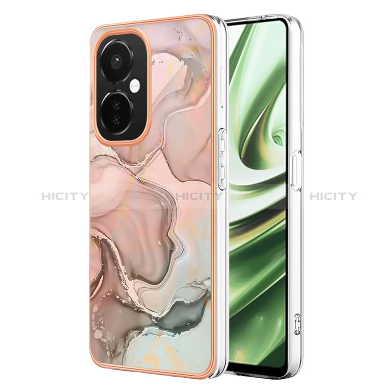 Handyhülle Silikon Hülle Gummi Schutzhülle Flexible Modisch Muster Y07B für Oppo K11x 5G Rosa Plus