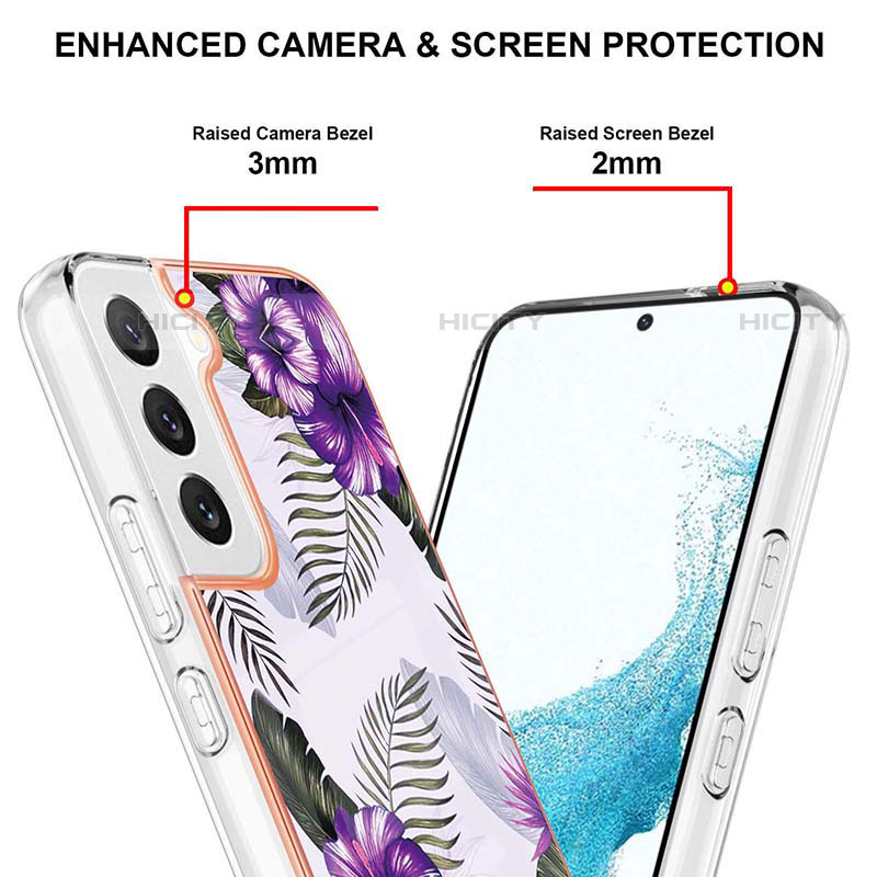 Handyhülle Silikon Hülle Gummi Schutzhülle Flexible Modisch Muster Y10B für Samsung Galaxy S21 Plus 5G