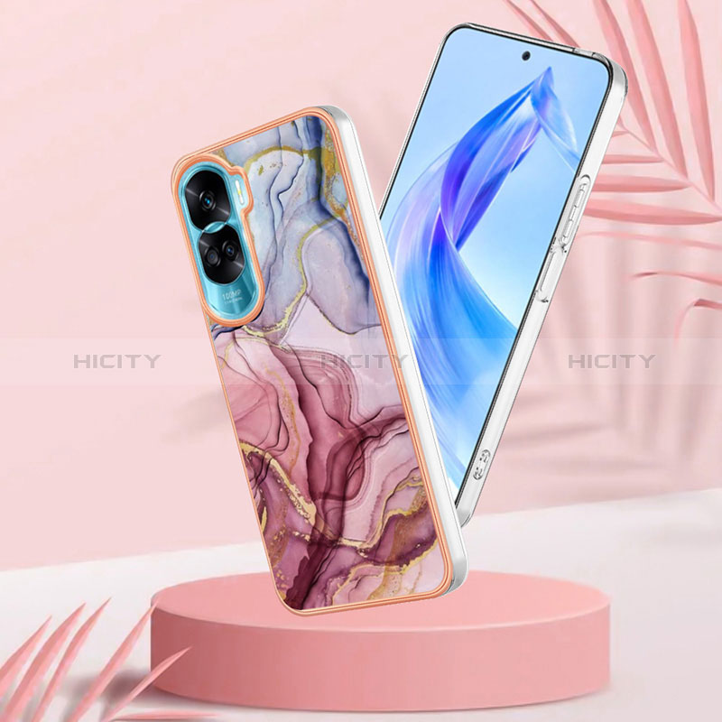 Handyhülle Silikon Hülle Gummi Schutzhülle Flexible Modisch Muster YB1 für Huawei Honor 90 Lite 5G groß