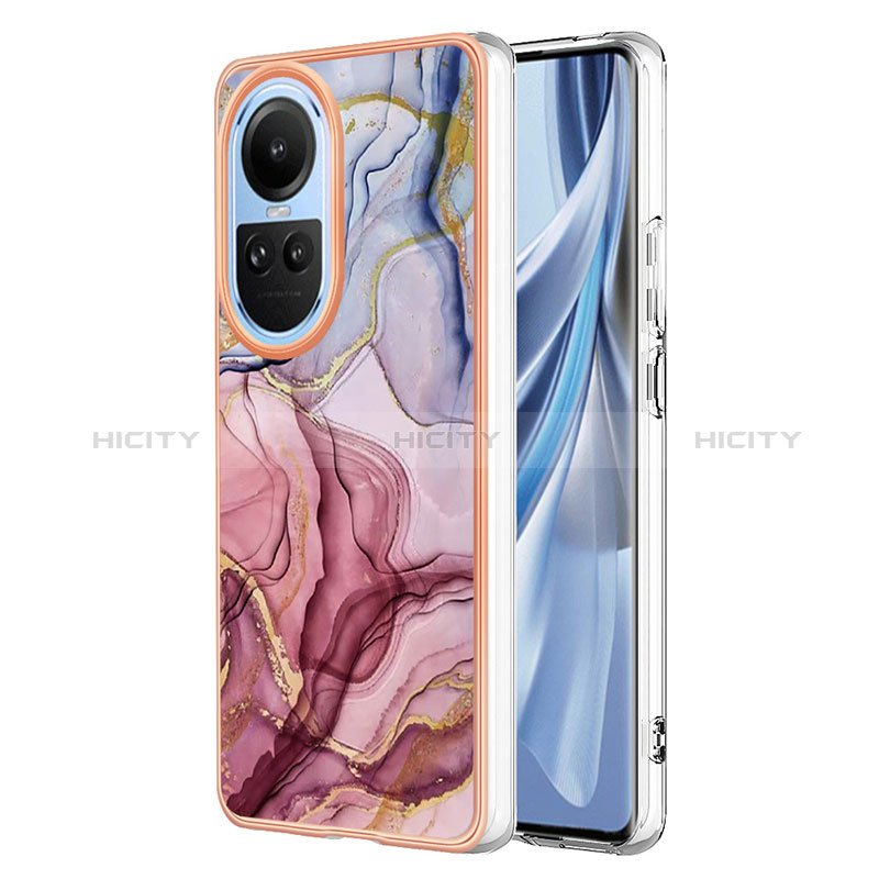 Handyhülle Silikon Hülle Gummi Schutzhülle Flexible Modisch Muster YB1 für Oppo Reno10 Pro 5G